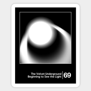 The Velvet Underground / Minimal Style Graphic Artwork Magnet